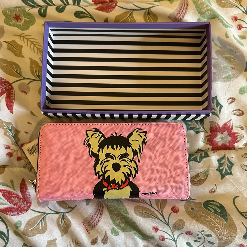 Marc Tetro Pink Dog Wallet